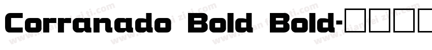 Corranado Bold Bold字体转换